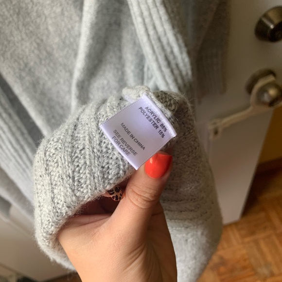 Charolette Russe long grey cardigan/sweater - Picture 4 of 7